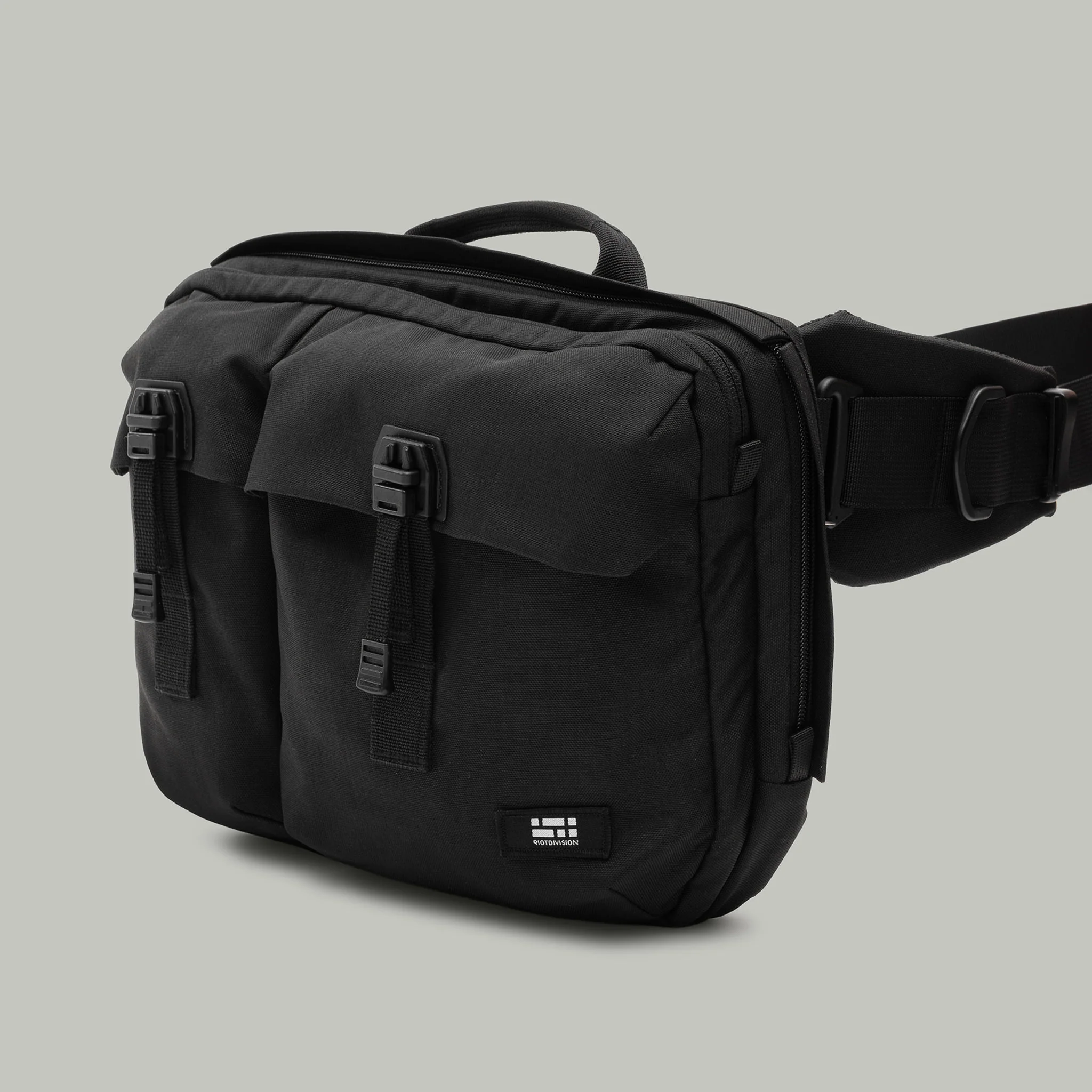 3CH0 2 Pockets Waist Bag Gen.1 RD-3CH02PWB_GEN.1 BLACK - Image 21