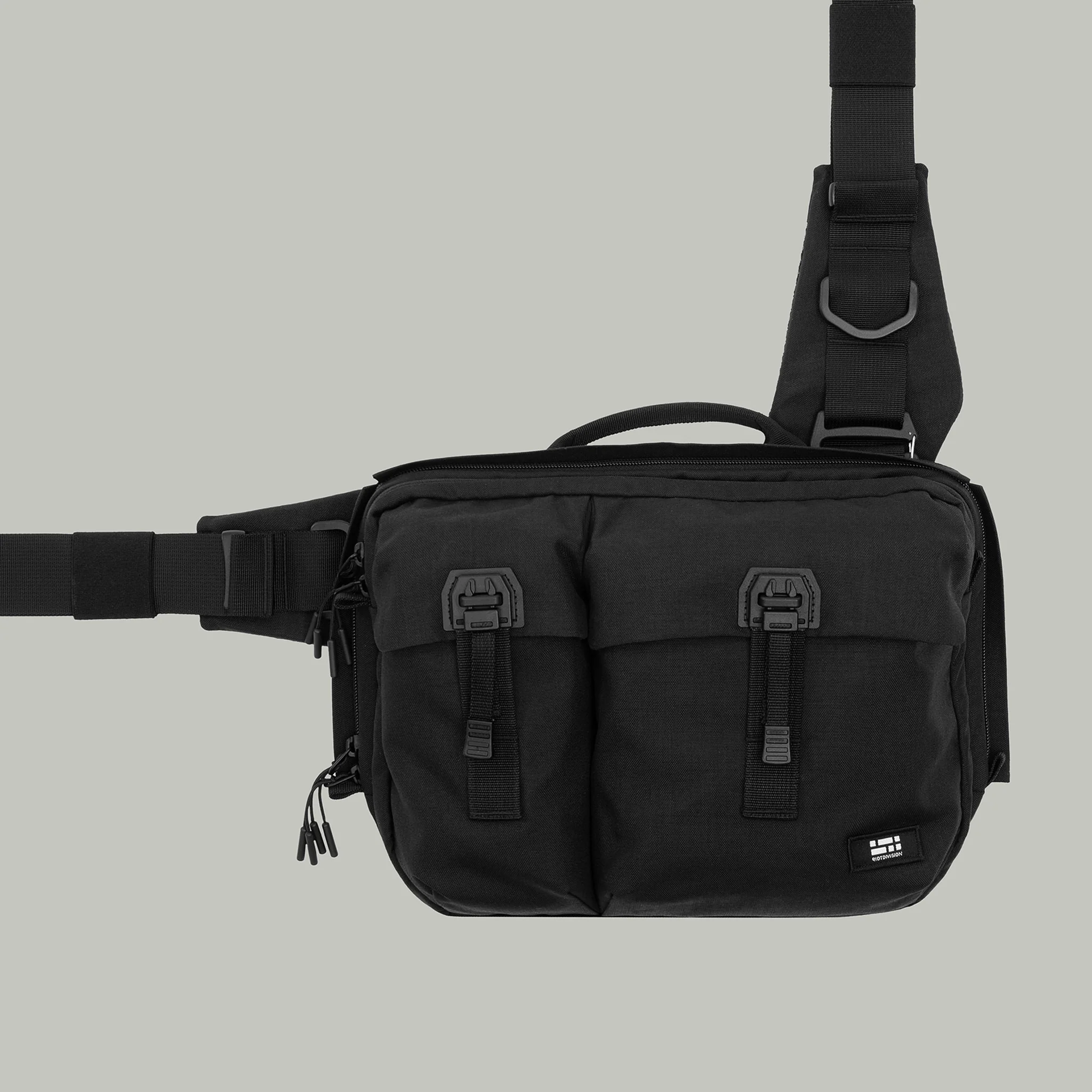3CH0 2 Pockets Waist Bag Gen.1 RD-3CH02PWB_GEN.1 BLACK - Image 25
