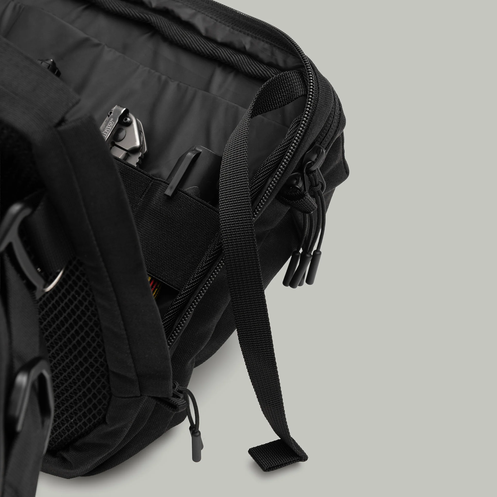 3CH0 2 Pockets Waist Bag Gen.1 RD-3CH02PWB_GEN.1 BLACK - Image 29