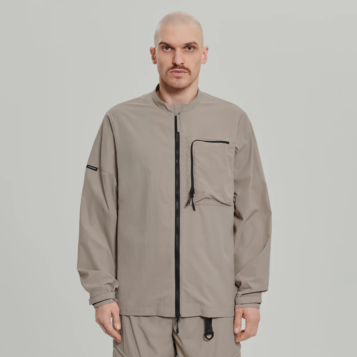 Chest Nylon Pocket Overshirt Gen.1 RD-CNPOVRSH_GEN.1 BEIGE - Image 2