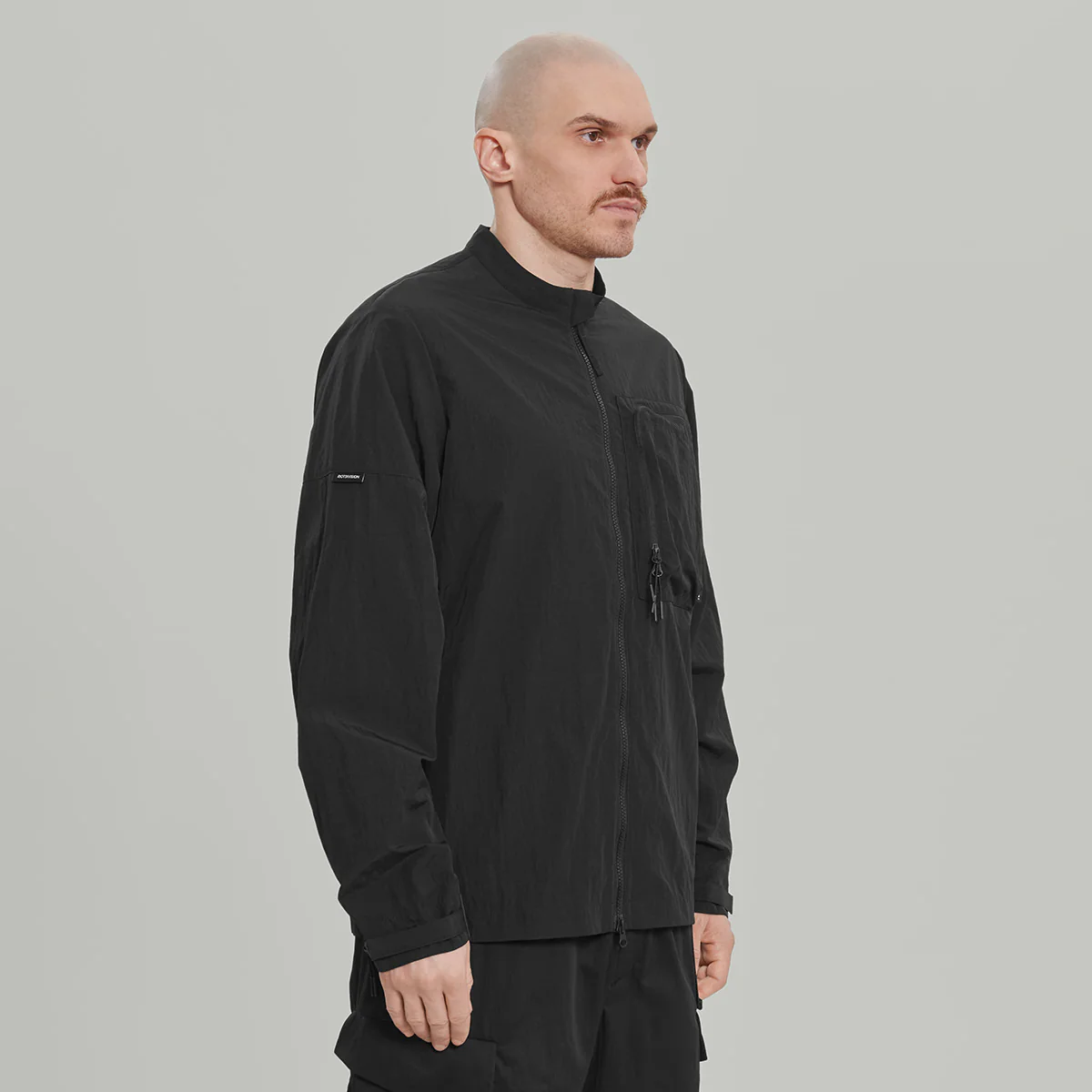 Chest Nylon Pocket Overshirt Gen.1 RD-CNPOVRSH_GEN.1 BLACK - Image 4