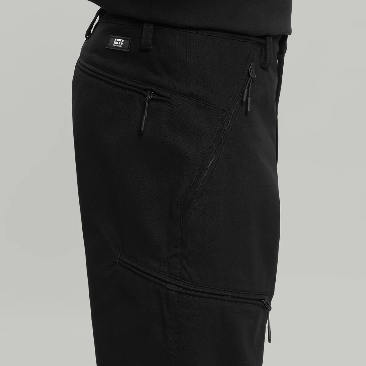 Civil Wide Cargo Cotton Pants Gen.1 RD-CWCCP_GEN.1 BLACK - Image 6