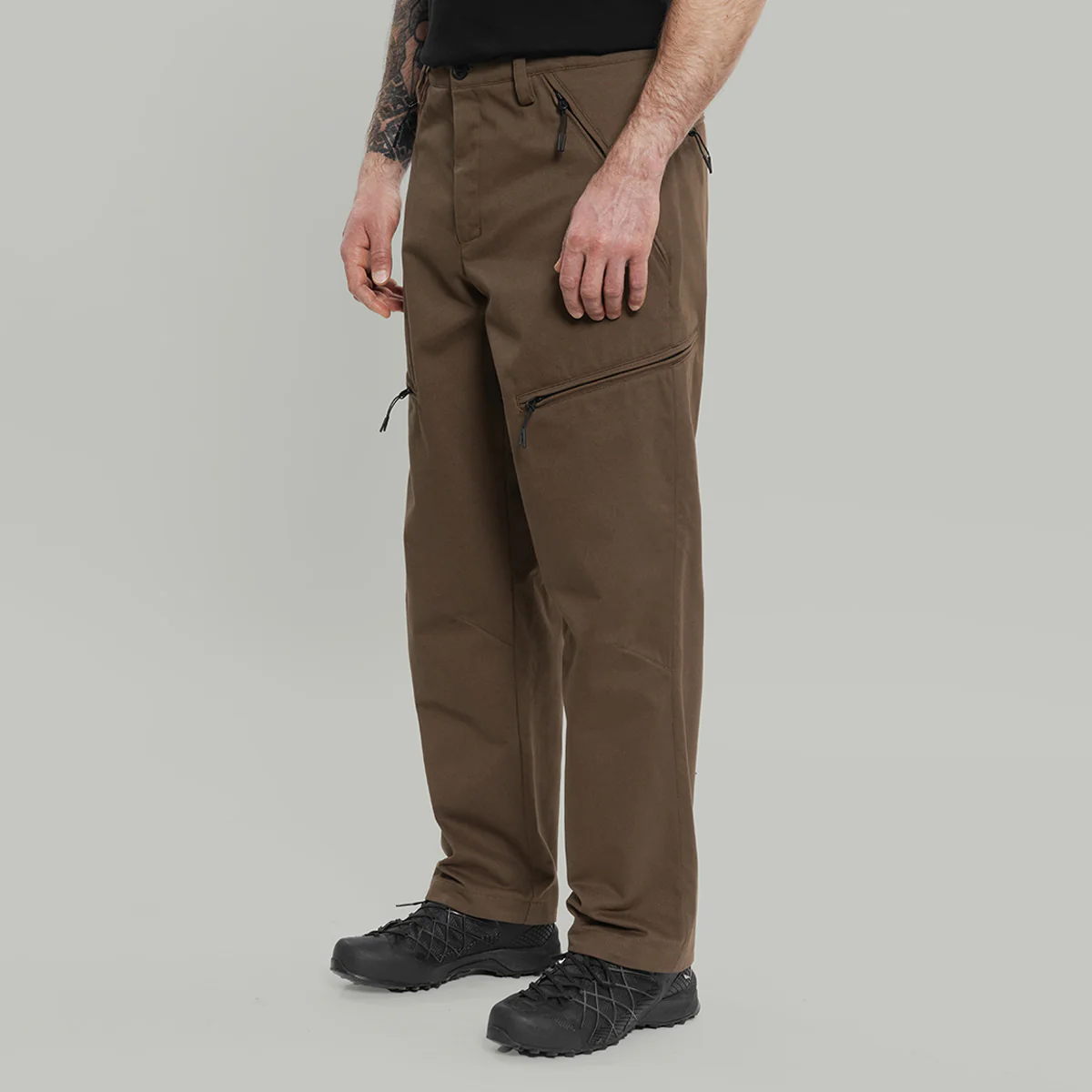 Civil Wide Cargo Cotton Pants Gen.1 RD-CWCCP_GEN.1 BROWN - Image 3