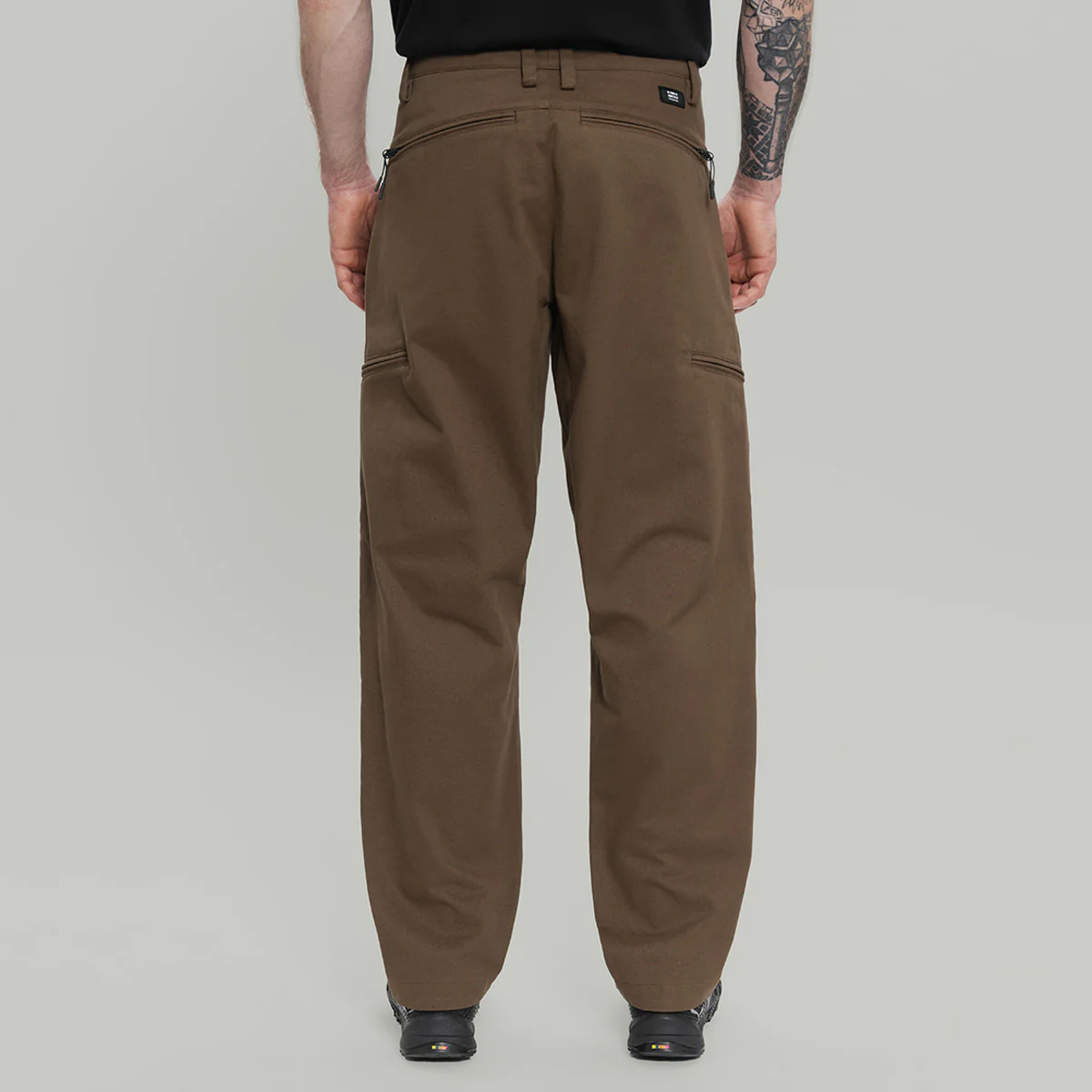 Civil Wide Cargo Cotton Pants Gen.1 RD-CWCCP_GEN.1 BROWN - Image 4