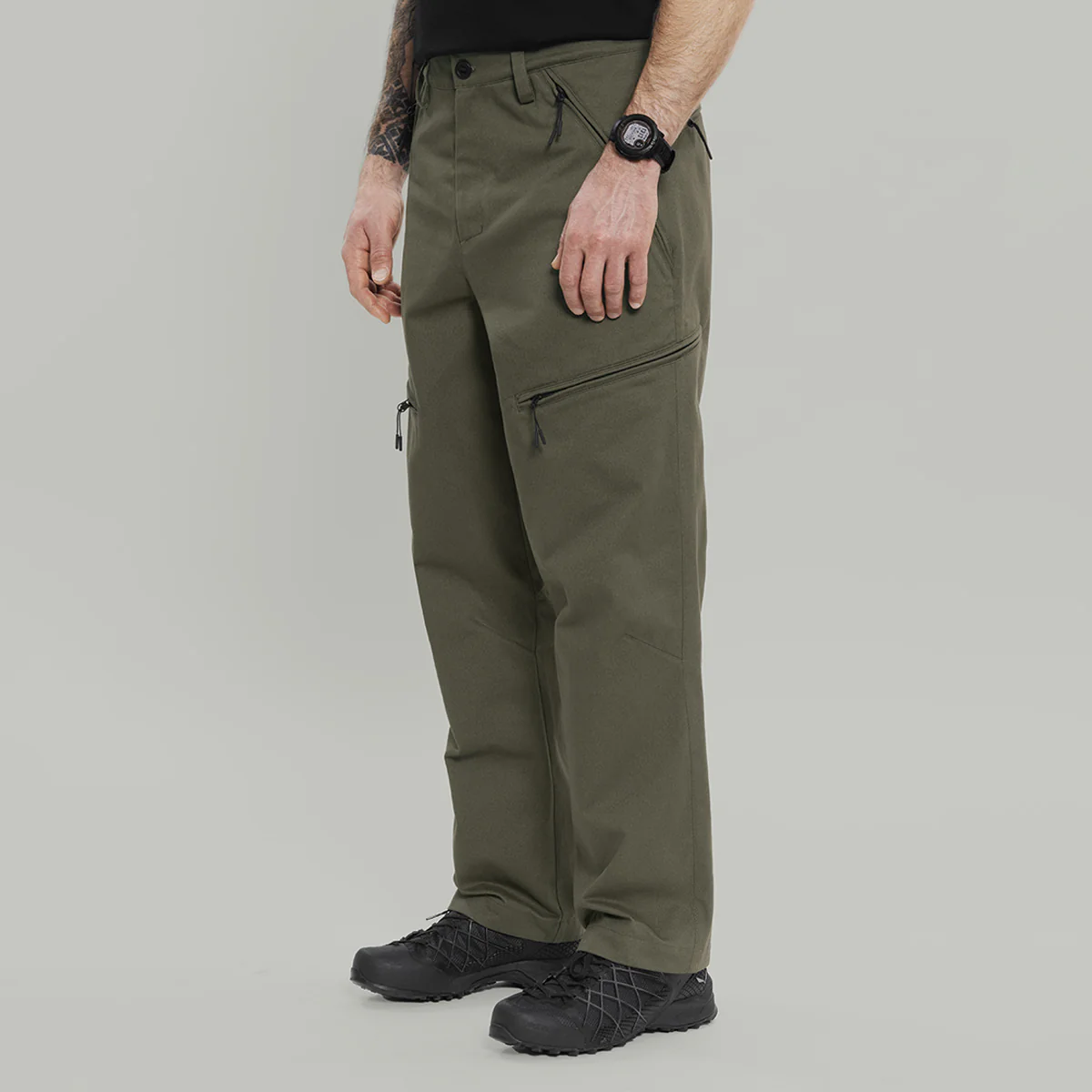 Civil Wide Cargo Cotton Pants Gen.1 RD-CWCCP_GEN.1 KHAKI - Image 3