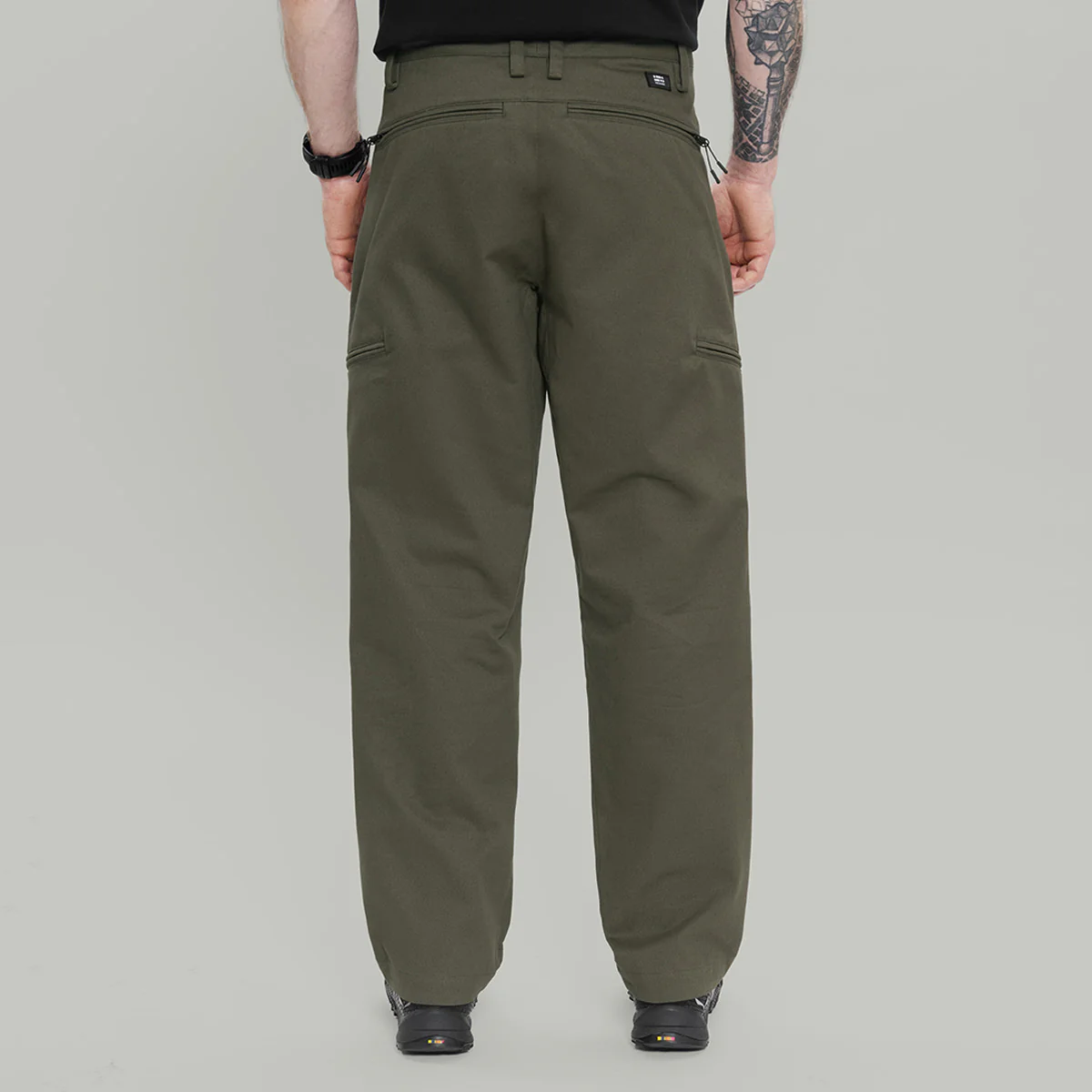 Civil Wide Cargo Cotton Pants Gen.1 RD-CWCCP_GEN.1 KHAKI - Image 4