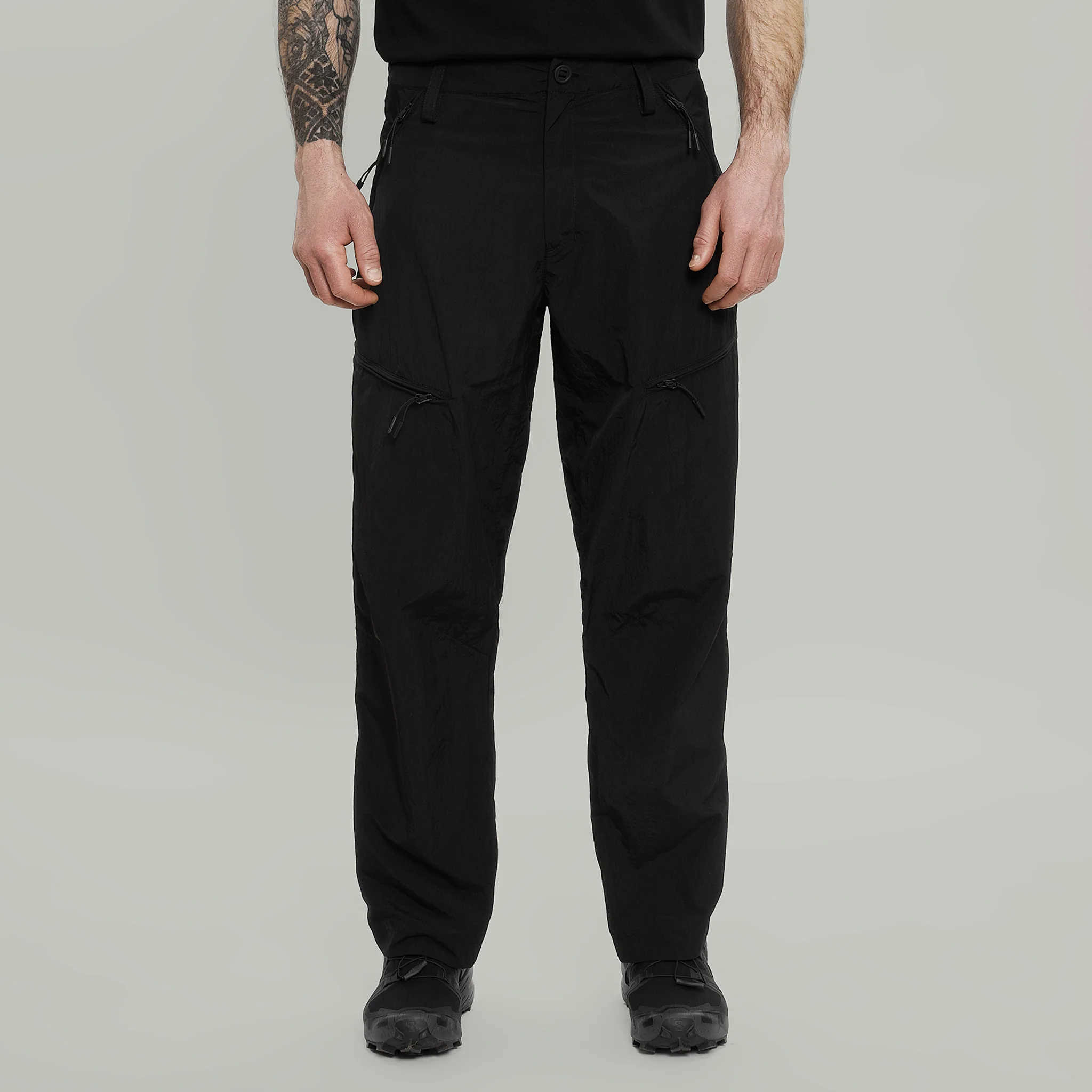 Civil Wide Cargo Pants Gen.2 RD-CWCP_GEN.2 BLACK - Image 2