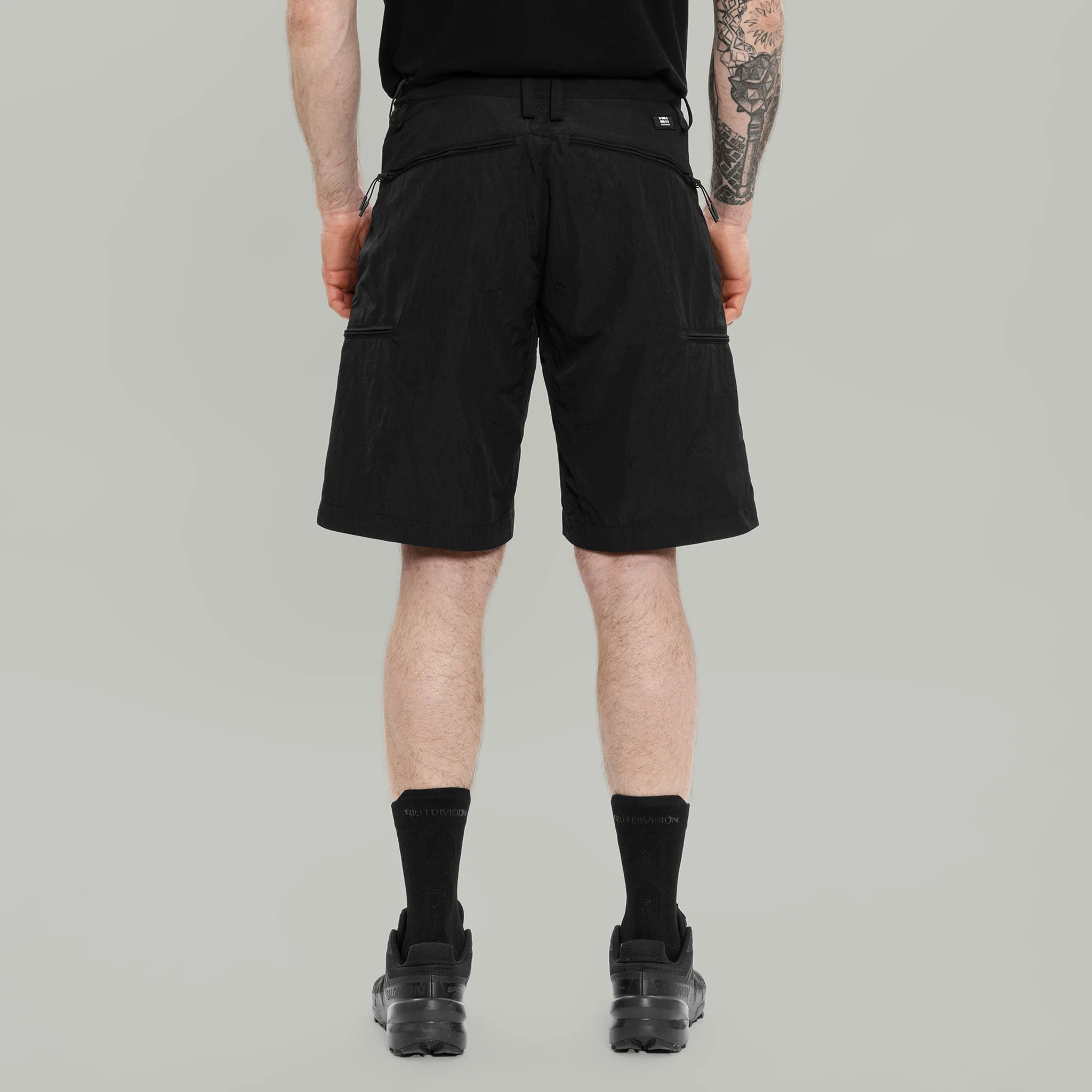 Civil Wide Cargo Shorts Gen.1 RD-CWCS_GEN.1 (SS26) BLACK - Image 4