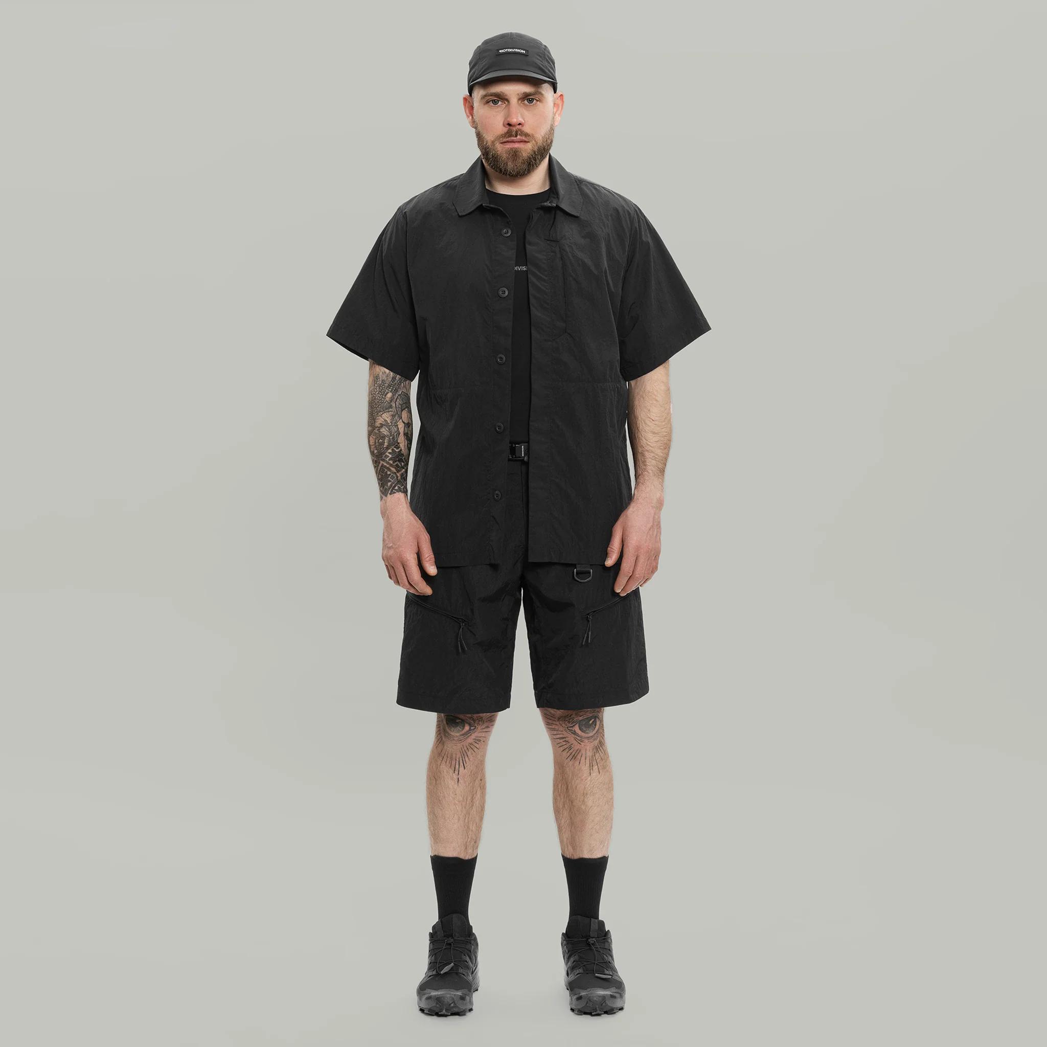 Civil Wide Cargo Shorts Gen.1 RD-CWCS_GEN.1 (SS26) BLACK - Image 5