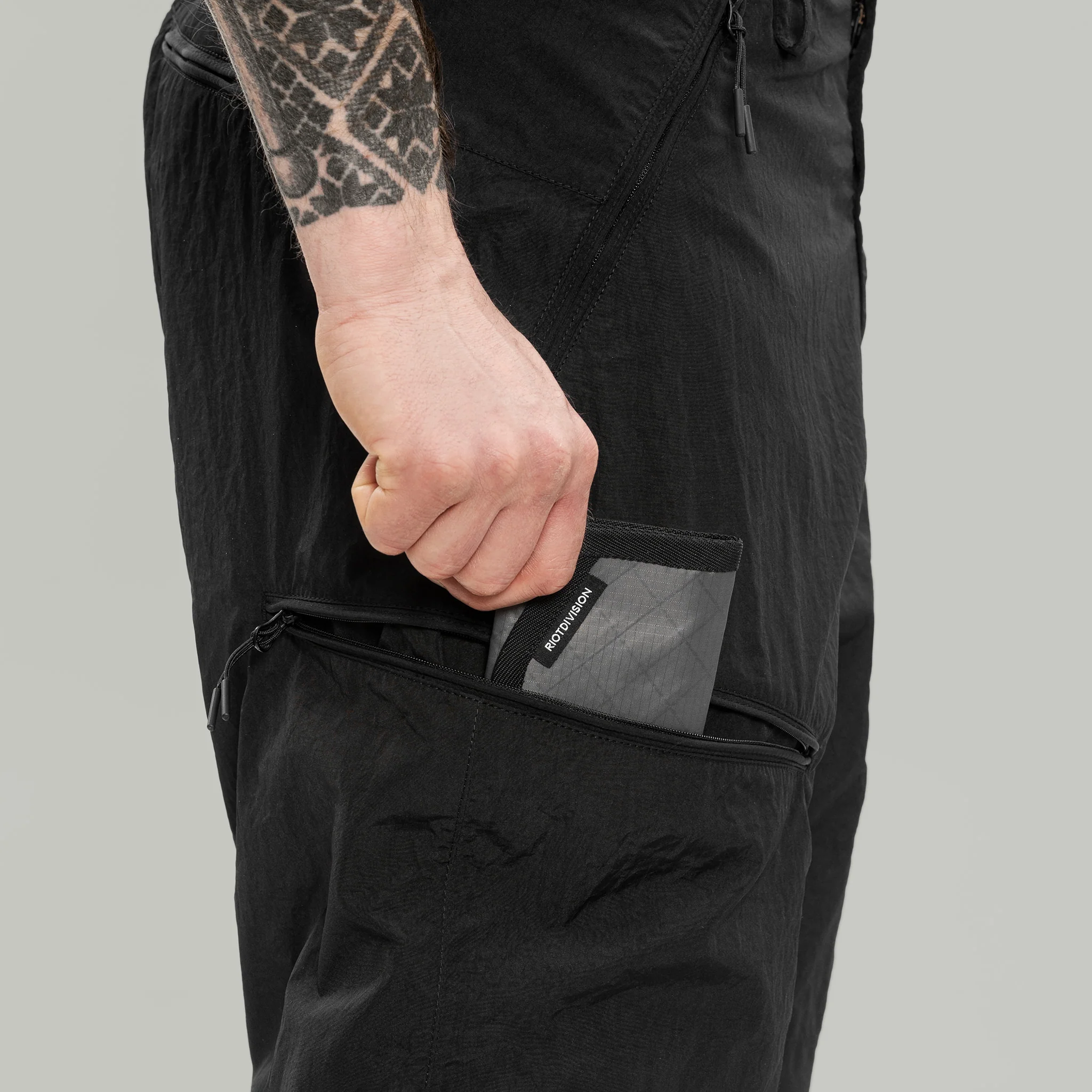 Civil Wide Cargo Shorts Gen.1 RD-CWCS_GEN.1 (SS26) BLACK - Image 8