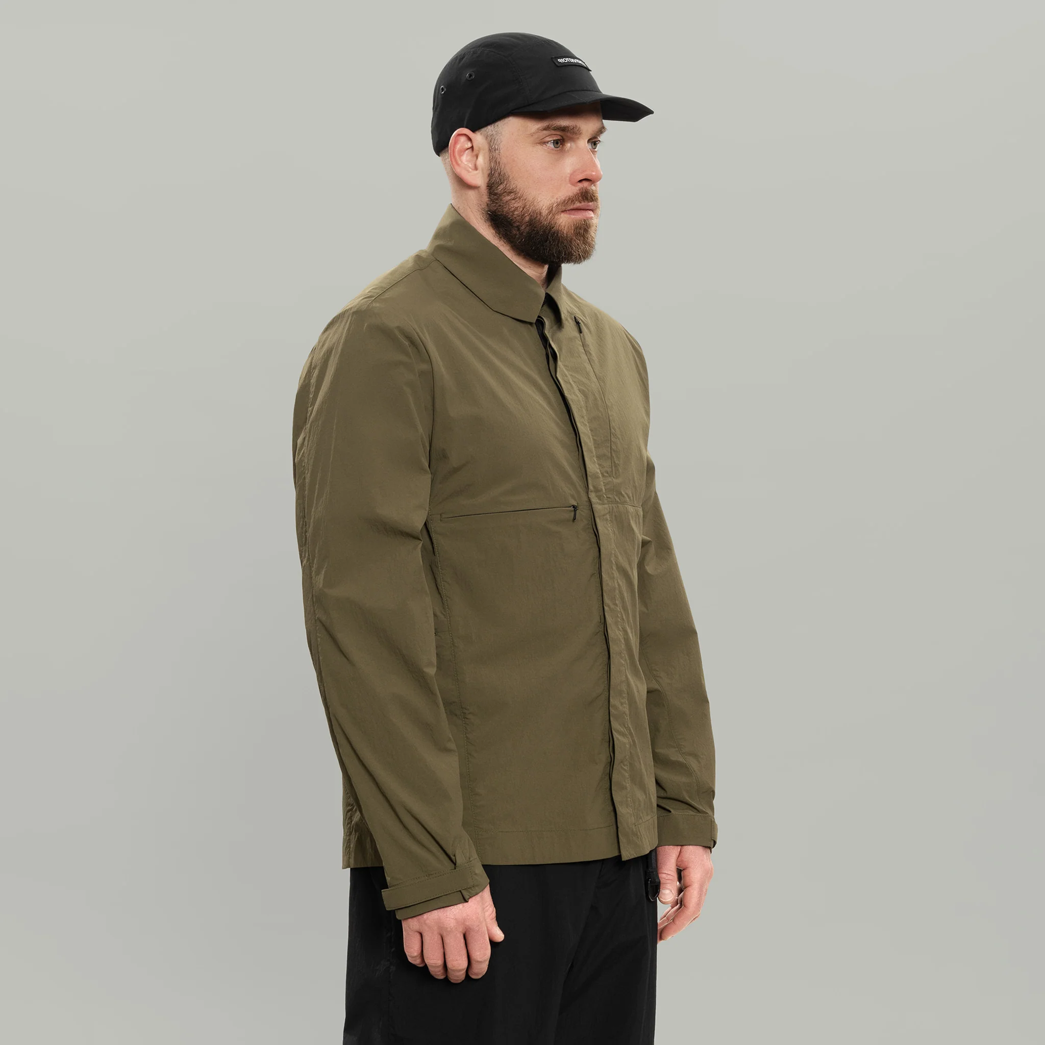 Diagonal Chest Pocket Civil Shirt Gen.1 RD-DGNLCPCS_GEN.1 KHAKI - Image 3