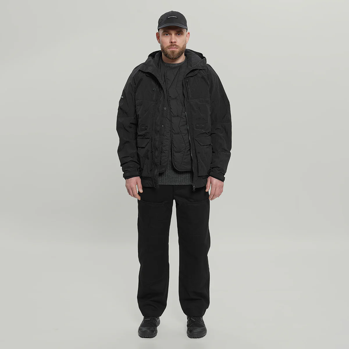 Diagonal Pocket Vest Gen.1 RD-DGNLPV_GEN.1 (FW25) BLACK - Image 6