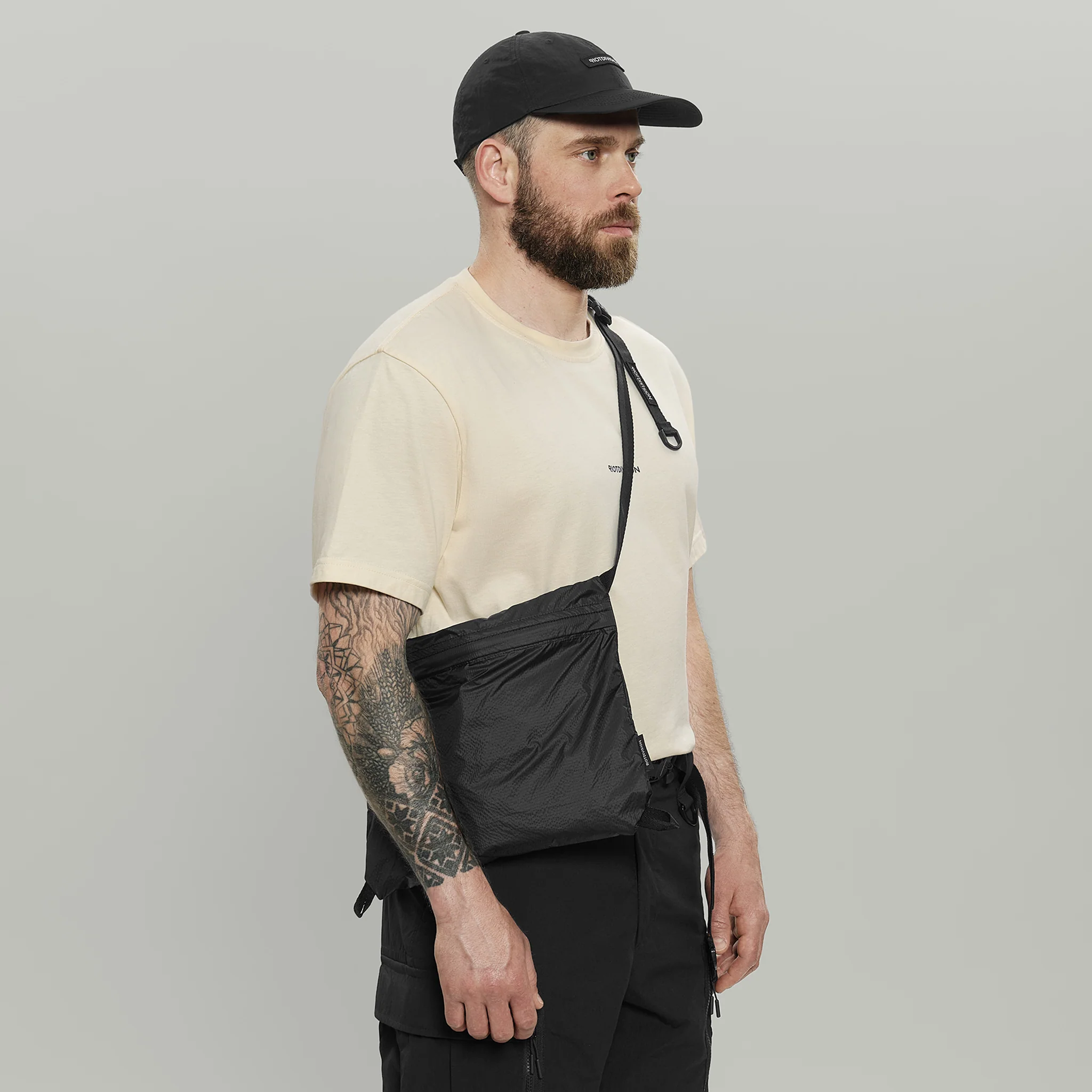 Lightweight Musette Packable Bag Gen.1 RD-LGHTMPB_GEN.1 (SS26) BLACK - Image 5