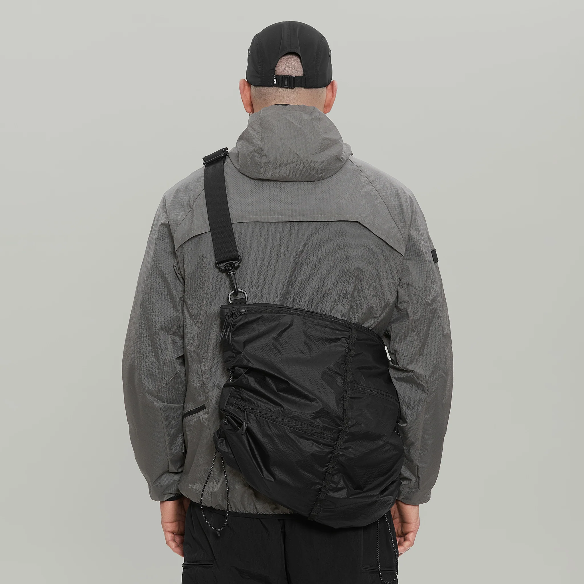 Lightweight Nylon Tote Bag Gen.1 RD-LNTB_GEN.1 BLACK - Image 7