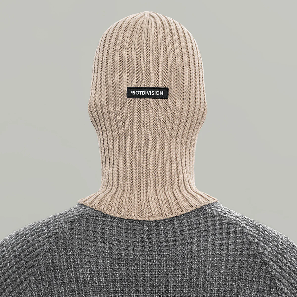 Merino Balaclava Gen.1 RD-MBRD_GEN.1 (FW25) BEIGE - Image 4