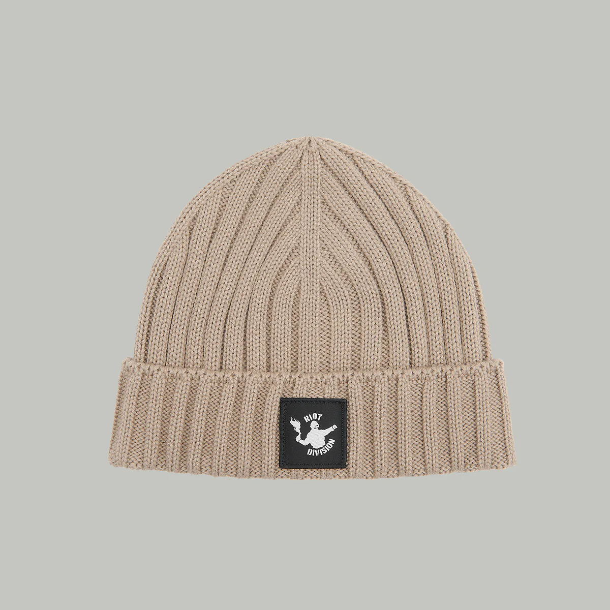 Merino Beanie Hat RD Logo RD-MRNBHRDL BEIGE