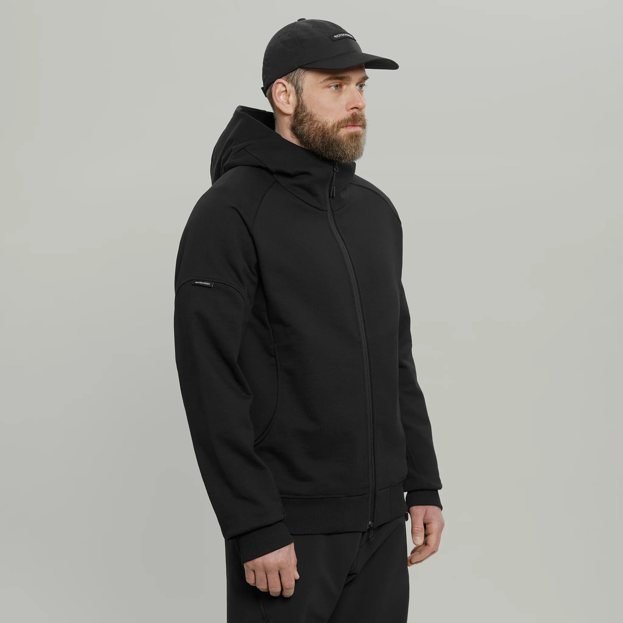 Parabolized Zip Hoodie Gen.1 RD-PRBLZDZH GEN.1 BLACK - Image 4
