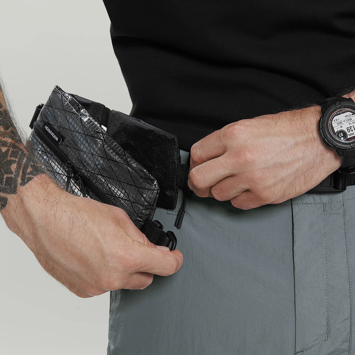 Third Dimension Pouch Gen.1 RD-THRDDP_GEN.1 TRANSPARENT BLACK - Image 8