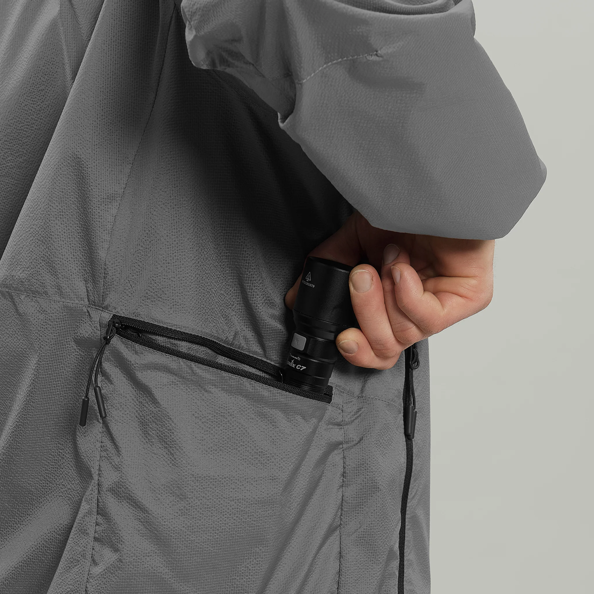 Zero Gravity Packable Jacket Gen.3 RD-ZGPJ_GEN.3 GREY - Image 14